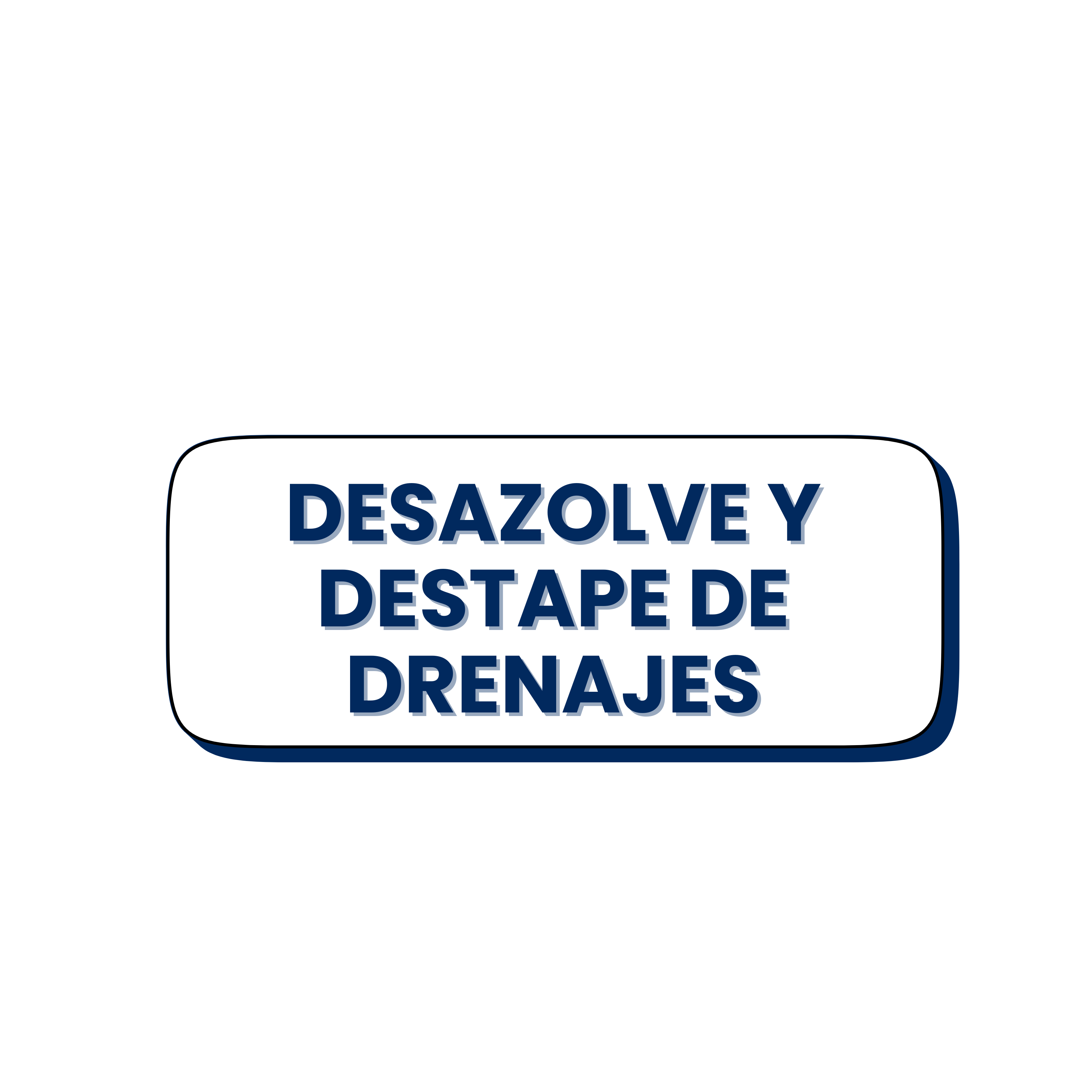 Desazolve Destape de Drenajes